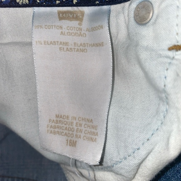 Levi's Perfect Waist 525 Straight Leg Denim Blue Jeans Women's Size 16 M Pockets - Picture 10 of 10